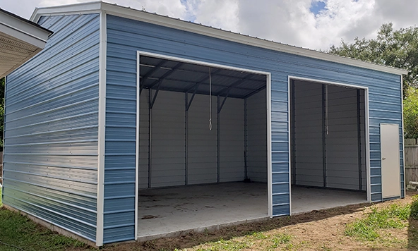 24×30 Steel Garage Building