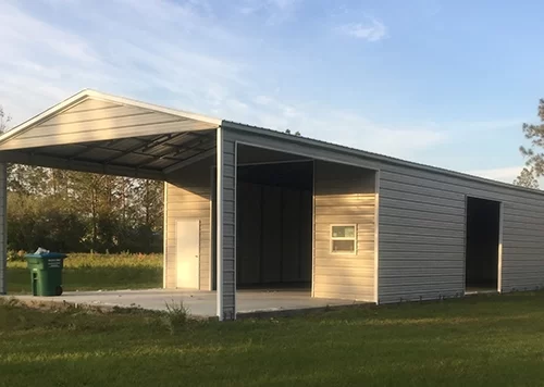 Steel Carport Hybrid