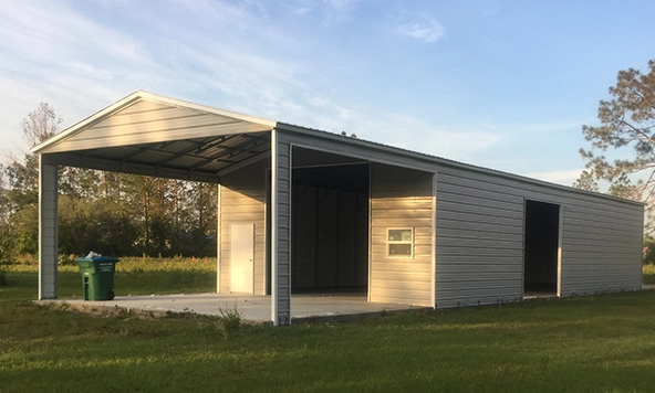Steel Carport Hybrid