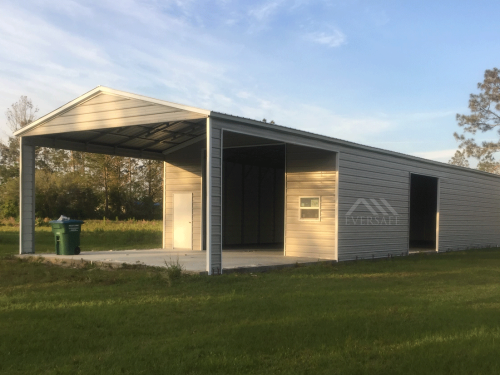 Steel Carport Hybrid