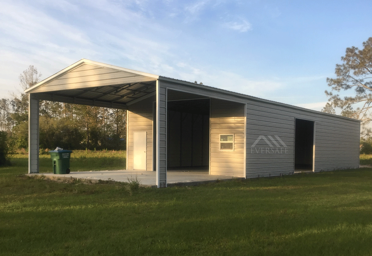 Steel Carport Hybrid