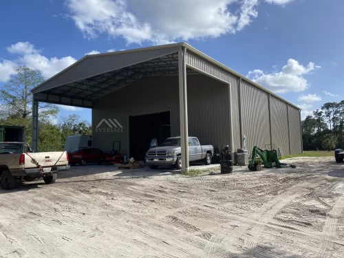 50×100 Florida Commercial Metal Garage