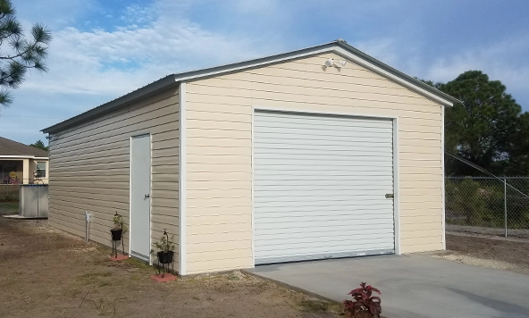 18x20 Steel Garage in Florida