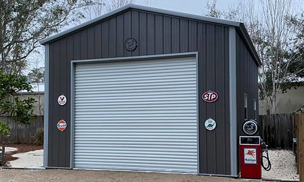 18x25 Metal Garage in Florida