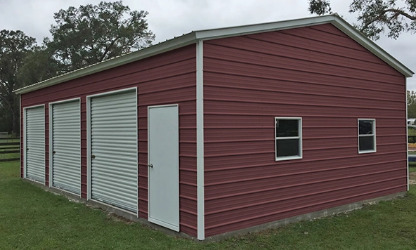 24x35 Metal Garage Building