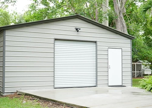 24x40 One Car Steel Garage