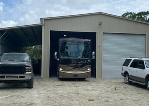 34x50 Metal RV Shelter