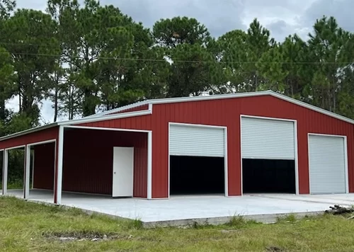 44x52 Steel Garage Building