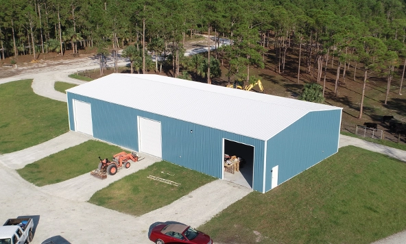 50×100 Commercial Steel Garage