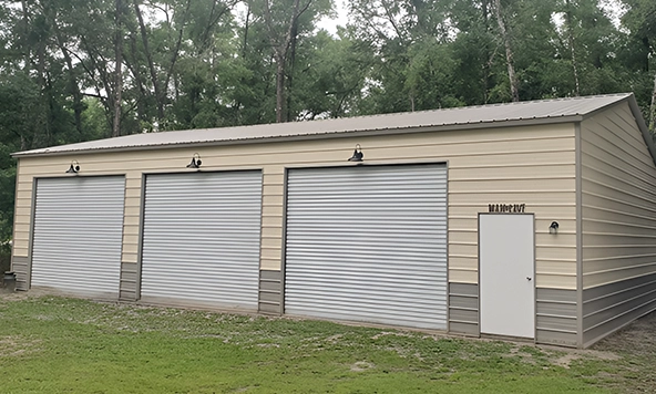 30x50 Detached Steel Garage