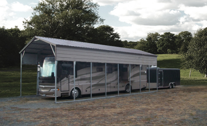 RV Storage Buildings, Metal RV Shelters, RV Carports