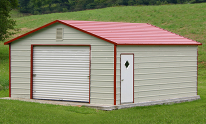 24x45x12 vertical roof utility building