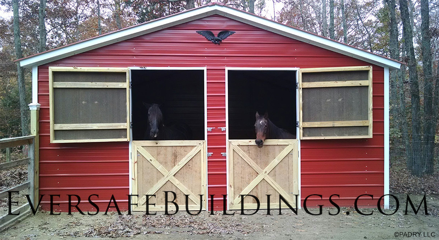 Custom Metal Horse Barn In Maryland - Eversafe Buildings