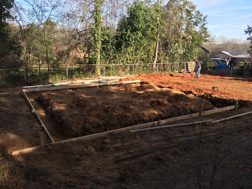 Steel Garage Building Kit Concrete Footing, Slab, South 