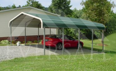 <p>Metal Carport with Regular Roof</p>
