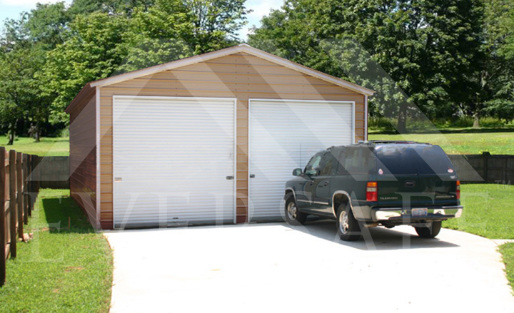 2 car prefab garages