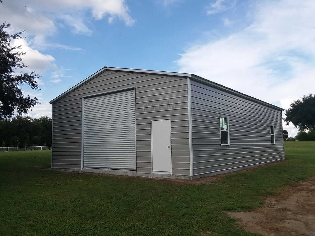 30x40x12 Steel Garage Garage Buildings Immediate Pricing Available