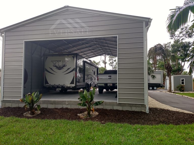 24x30 Steel Garages RV Storage buildings with Immediate Pricing.