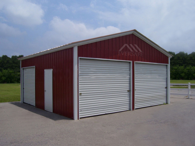 Red Garage Building