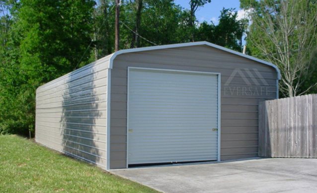 Offset Garage Building