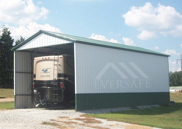 Enclosed RV Garage