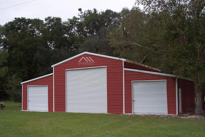 44x30 Monitor Barn in Red