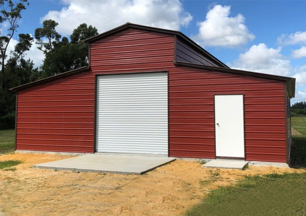 metal barn building