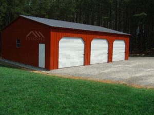 Red Garage in Texas