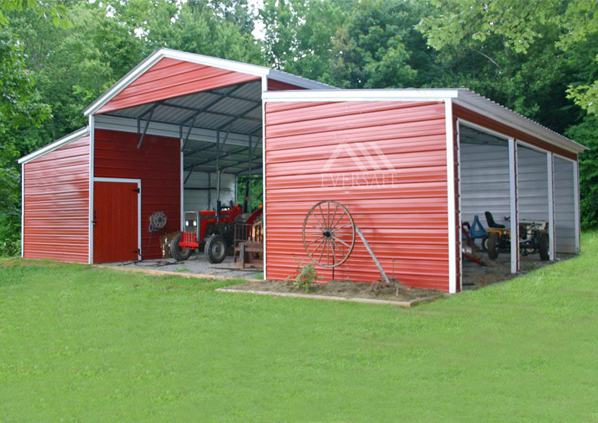 Vertical Roof Style Carolina Barn Custom Building