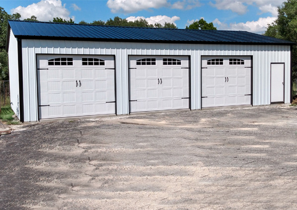 24x45 Florida Three Car Garage