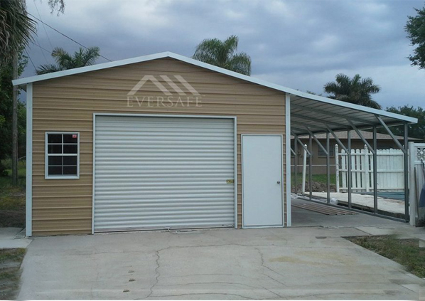 1 Car Garage with Lean-To