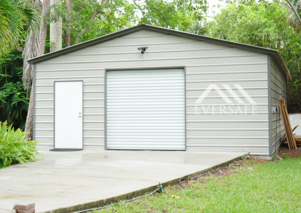 24x40 Metal One Car Garage