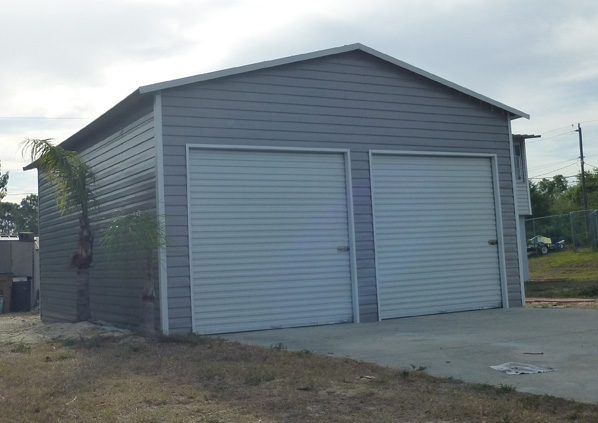 20×25 Metal Garage Building Florida