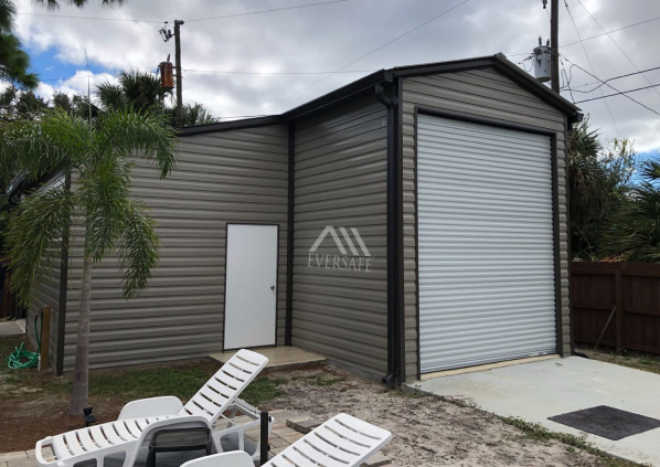 12x35 Steel Garage