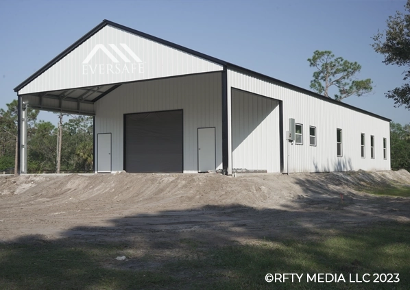 40x100 Commercial Steel Building in Texas