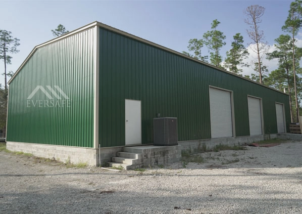 50×100 Commercial Steel Warehouse Building in Texas