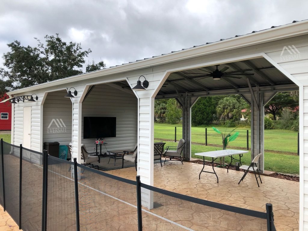 Cabana Steel Building Custom Openings