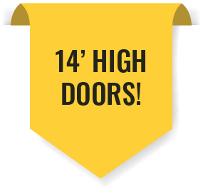 RV Storage with 14' High Doors