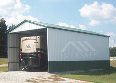 Enclosed RV Garage