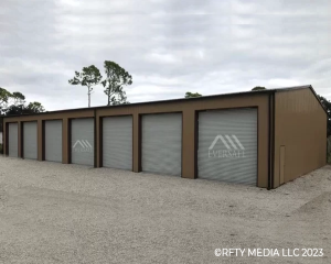 60×120 Commercial Steel Building in Texas