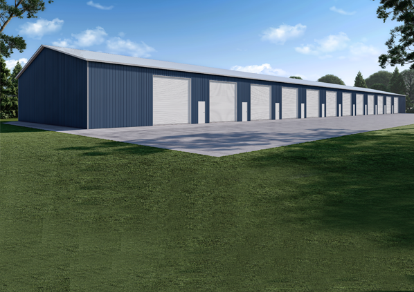 60x300 Commercial Steel Building