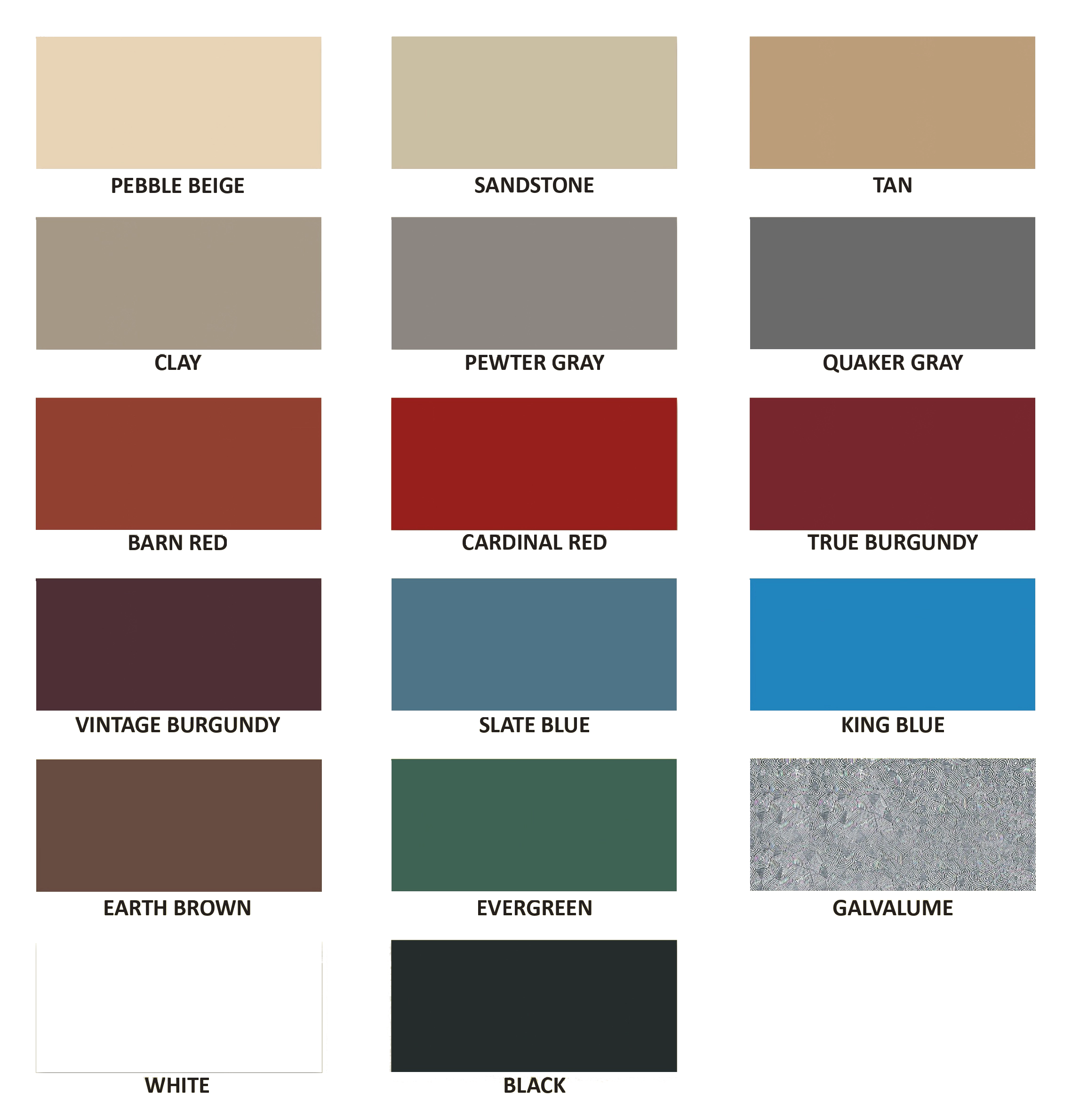 Color Chart