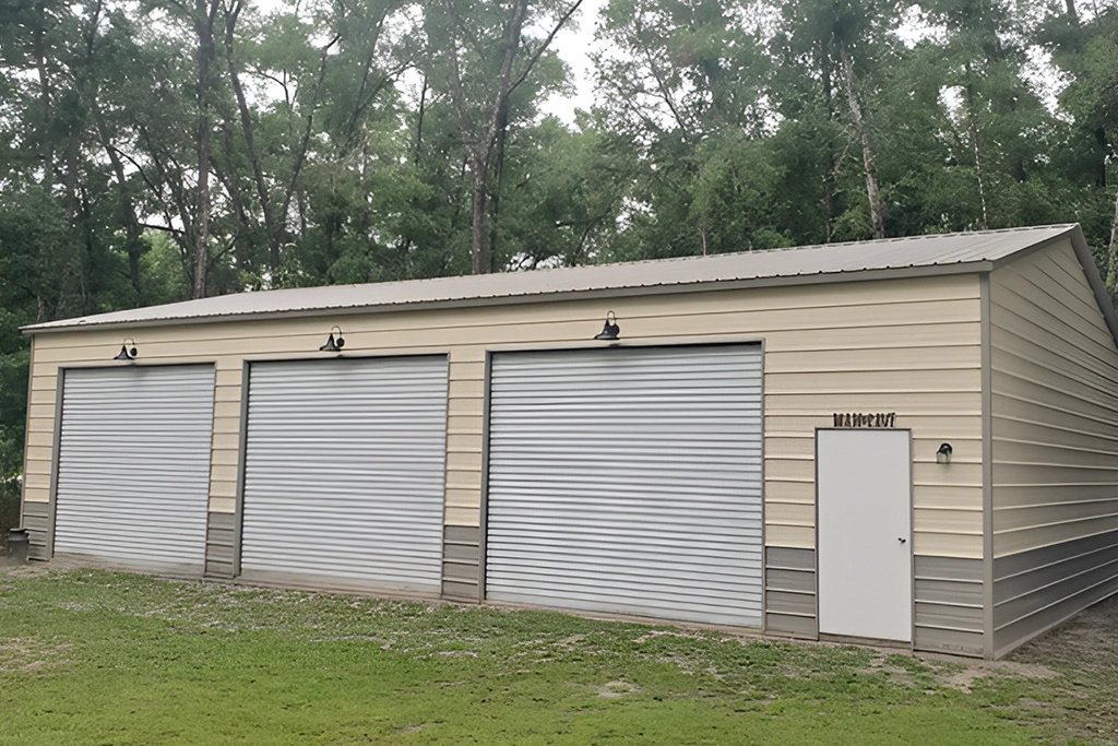Detached Steel Garage